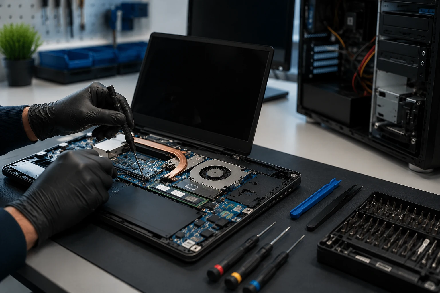 Laptop and desktop service