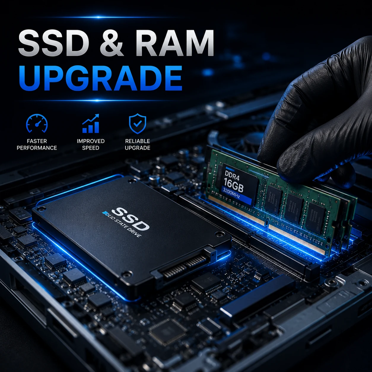 SSD and RAM Upgrade