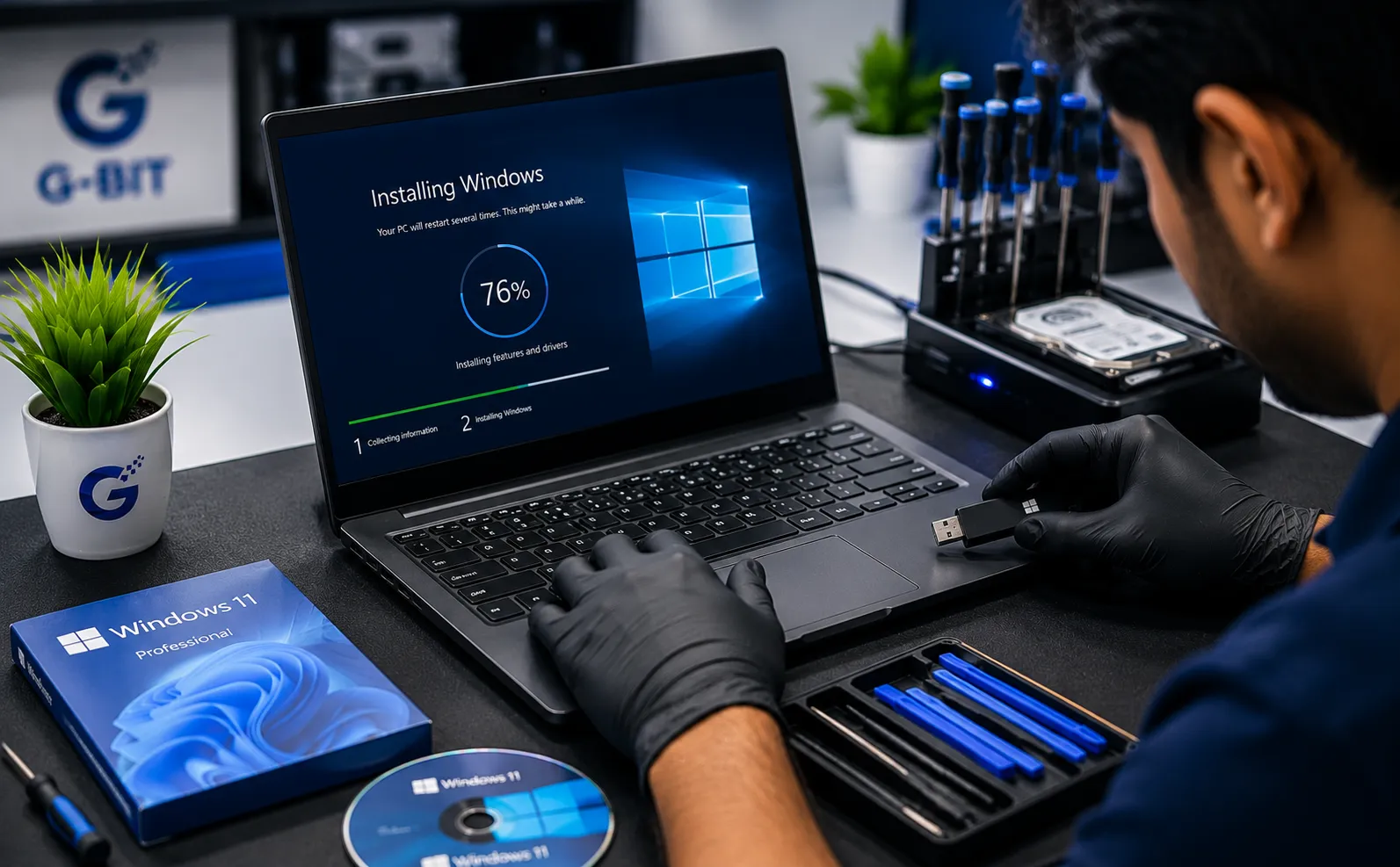 G Bit Windows and software installation service